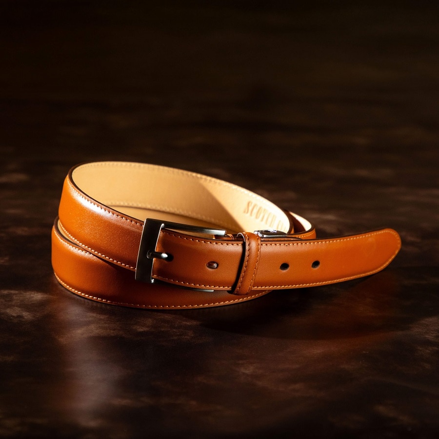 スムースベルト（ミディアムブラウン） | スコッチグレイン｜SCOTCH