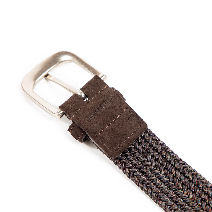 ゴムメッシュベルト（ダークブラウン） | スコッチグレイン｜SCOTCH